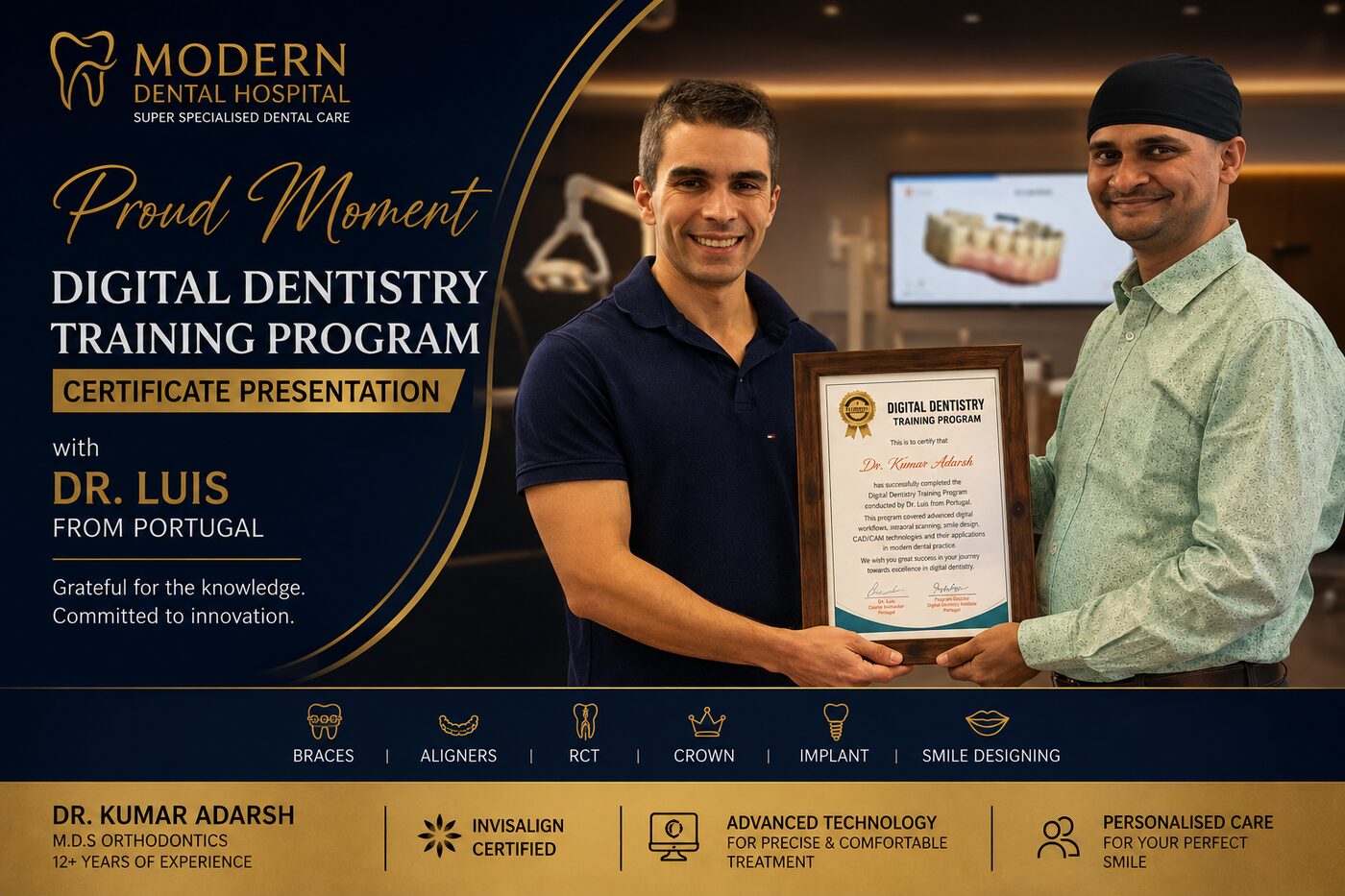 Digital dentistry training Portugal Dr Luis